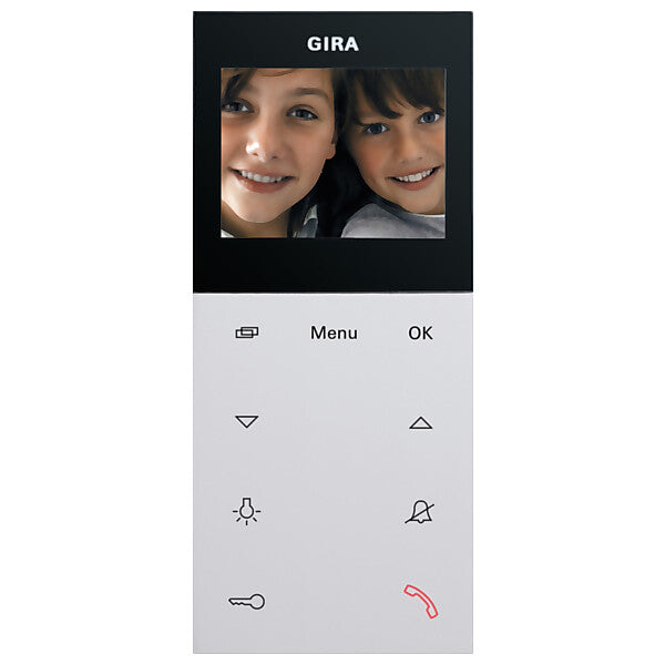 Gira Wohnungsstation Video AP Plus reinweiß matt 123927